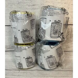 NWT Burger King SpongeBob  And Gary Cups with Stickers  Unopened